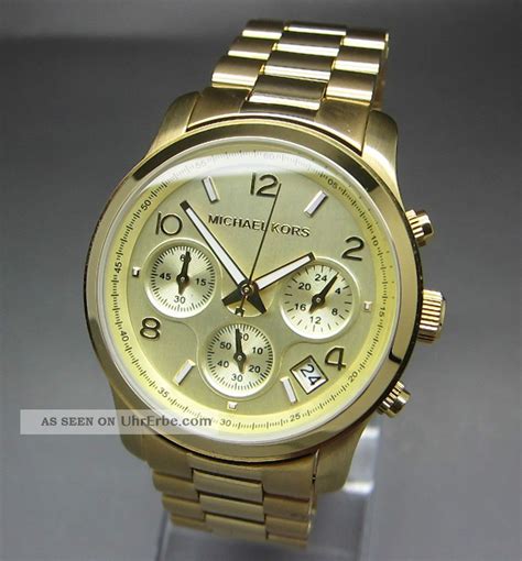 michael kors uhr 4 chronograph einstellen